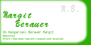 margit berauer business card